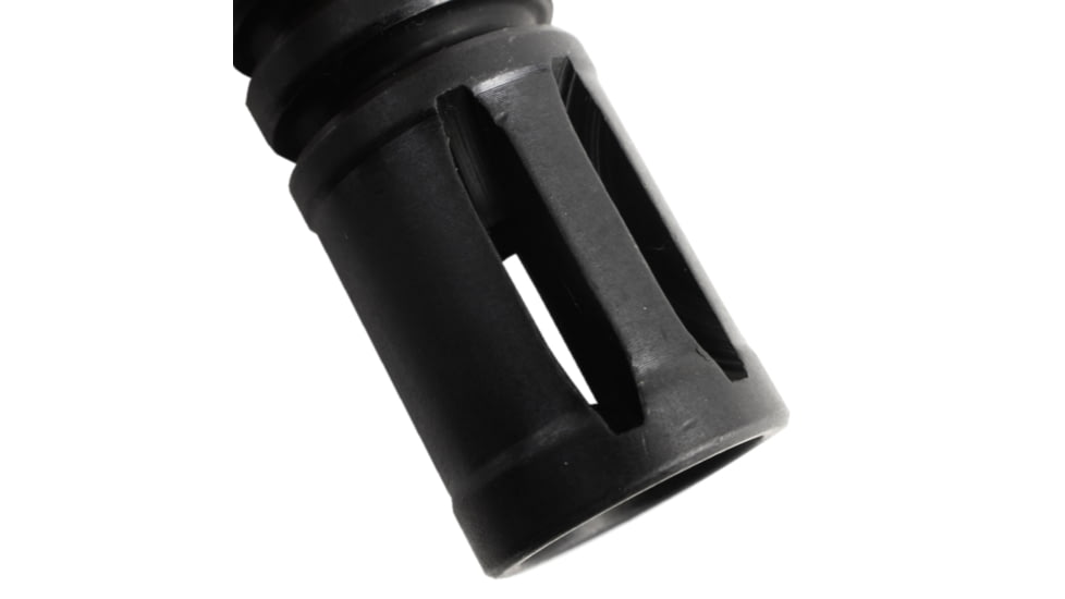 Tiger Rock AK47 Style Muzzle Brake, M14 x 1 LH Theads, 5 Ports, Black, Small, MBR05-AK