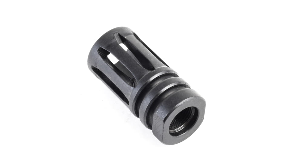 Tiger Rock AK47 Style Muzzle Brake, M14 x 1 LH Theads, 5 Ports, Black, Small, MBR05-AK