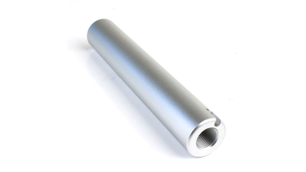Tiger Rock AR-10 .308 6 Aluminum Blank Muzzle Brake for 5/8x24 Pitch -Silver, Silver, MBR308S