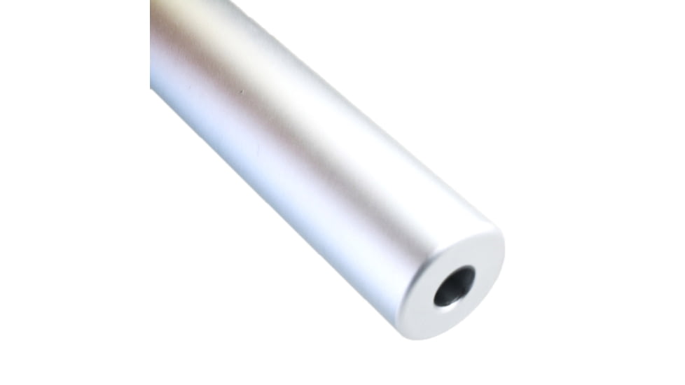 Tiger Rock AR-10 .308 6 Aluminum Blank Muzzle Brake for 5/8x24 Pitch -Silver, Silver, MBR308S