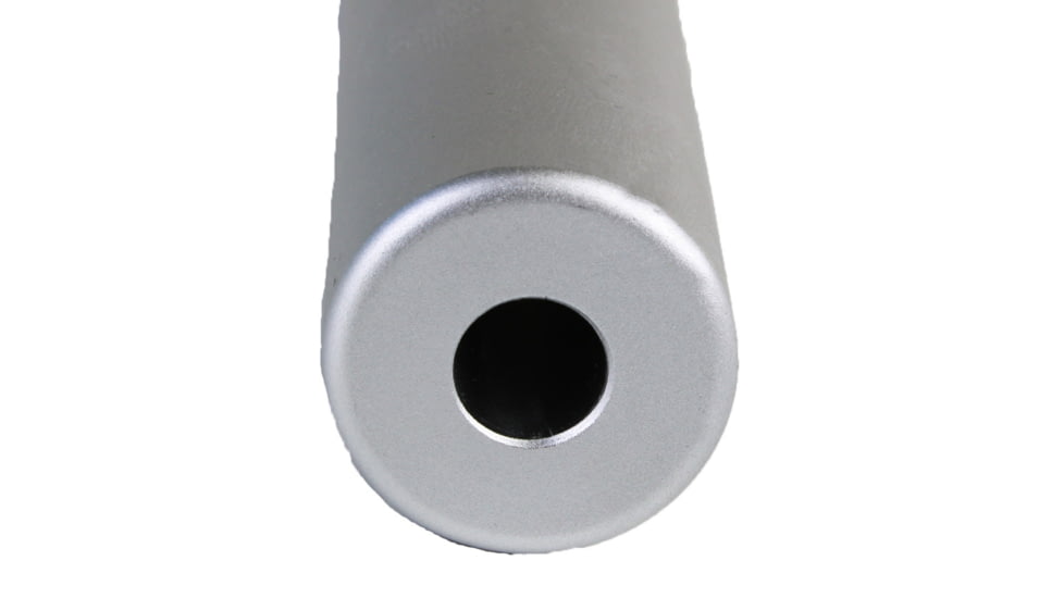 Tiger Rock AR-10 .308 6 Aluminum Blank Muzzle Brake for 5/8x24 Pitch -Silver, Silver, MBR308S