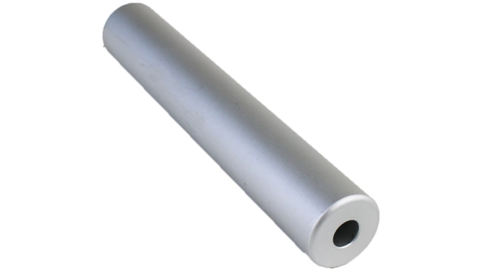 Tiger Rock AR-10 .308 6 Aluminum Blank Muzzle Brake for 5/8x24 Pitch -Silver, Silver, MBR308S