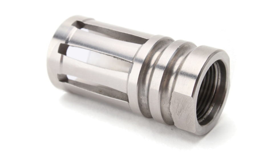 Tiger Rock AR-10 .308 Birdcage Stainless Muzzle Brake for 5/8inx24 Pitch, 5 Ports, MBR05-308-S#