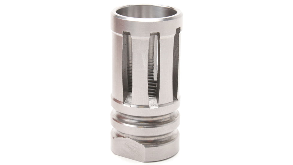Tiger Rock AR-10 .308 Birdcage Stainless Muzzle Brake for 5/8inx24 Pitch, 5 Ports, MBR05-308-S#