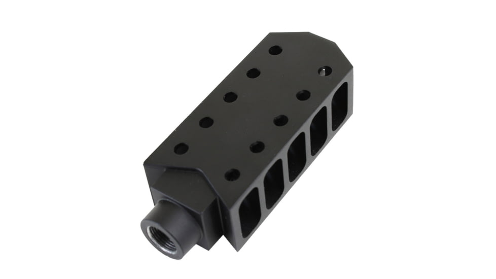 Tiger Rock AR-10 .308 Rifle Barrett Style Muzzle Brake with Jam Nut, Long, MBR63LONG