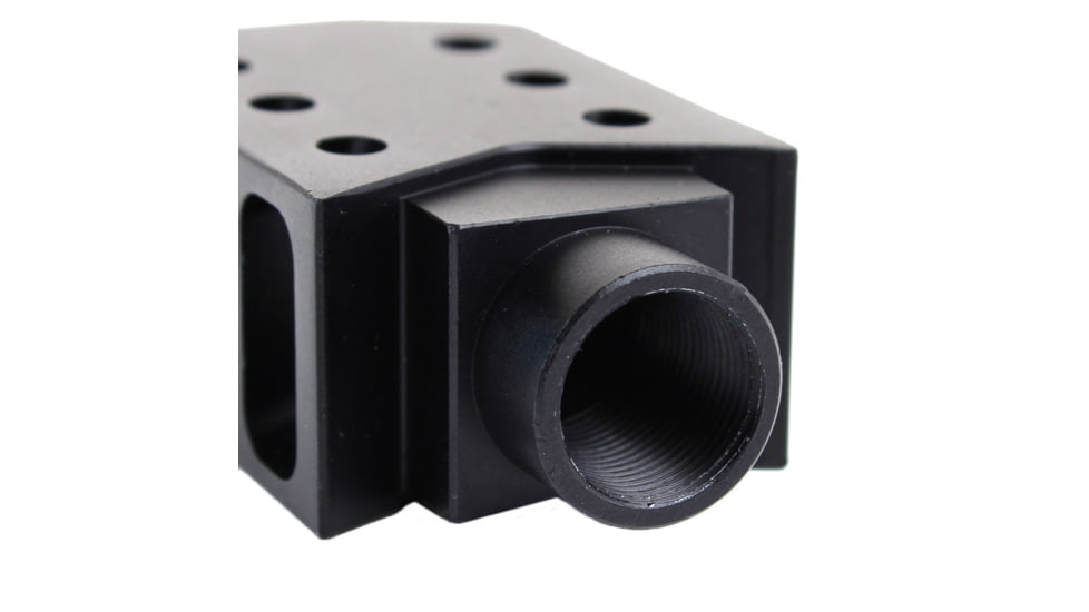 Tiger Rock AR-10 .308 Rifle Barrett Style Muzzle Brake with Jam Nut, Standard, MBR63