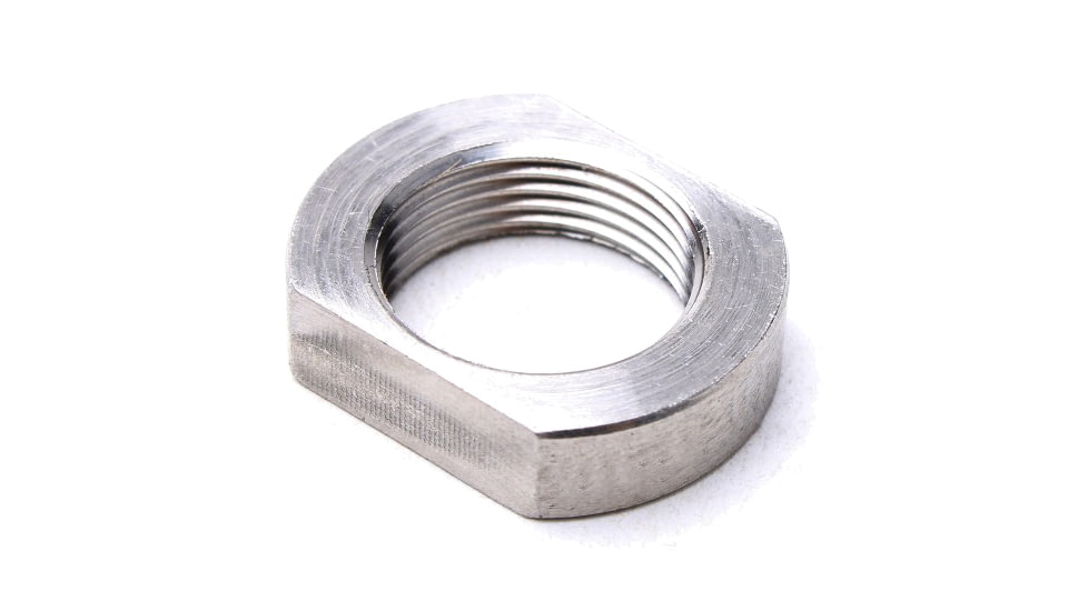 Tiger Rock AR-10 .308 Steel 5/8x24 Threaded Stainless Muzzle Brake Jam Nut, Stainless, JN3-S