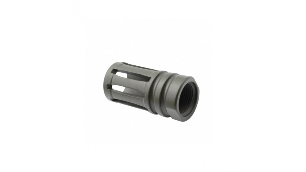 Tiger Rock AR-10 /LR-308 Birdcage Muzzle Brake for 5/8x24 Pitch, 5 Ports, Cerakote, OD Green, Small, MBR05-308-ODG