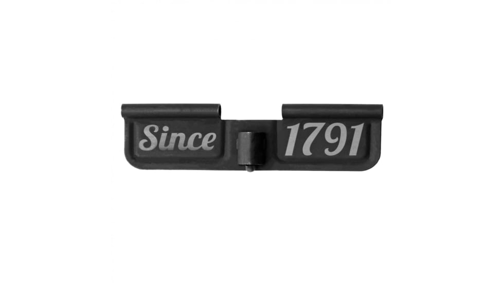Tiger Rock AR-10/LR-308 Ejection Port Dust Cover Complete Assembly with 2A Engraving, 1791, Black, Small, EDC308-1791
