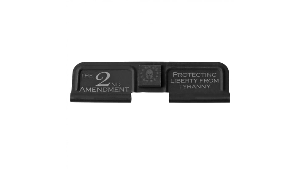 Tiger Rock AR-10/LR-308 Ejection Port Dust Cover Complete Assembly with 2A Engraving, 1791, Black, Small, EDC308-1791