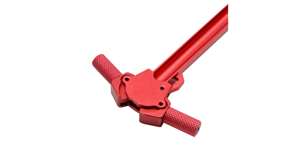 Tiger Rock AR-10/LR-308 Red Tactical Charging Handle, Ambidextrous, Red, Small, CH308-AMBI-R