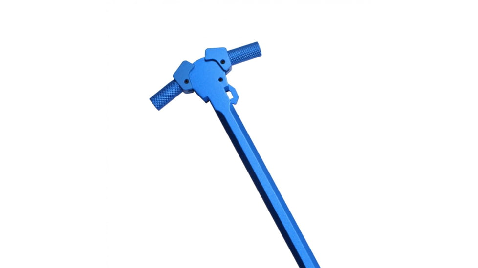 Tiger Rock AR-10/LR-308 Tactical Charging Handle, Ambidextrous, Blue, Small, CH308-AMBI-BL