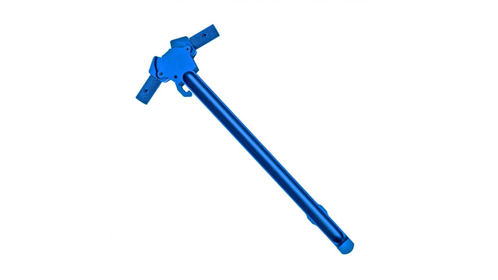 Tiger Rock AR-10/LR-308 Tactical Charging Handle, Ambidextrous, Blue, Small, CH308-AMBI-BL