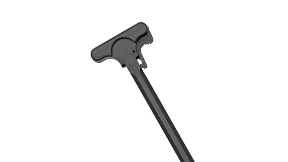 Tiger Rock AR-10/LR-308 w/ FLAG Engraving Tactical Charging Handle, Black, Small, CH308-F