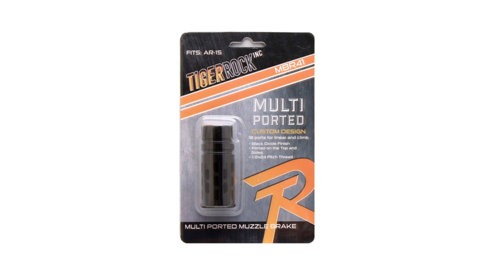 Tiger Rock AR-15 1/2inx28 Pitch Muzzle Brake, Custom Made, MBR41#