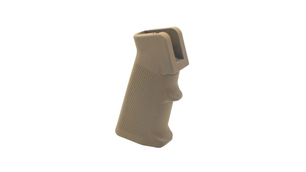 Tiger Rock AR-15/10 A2 Style Pistol Grip w/Screw &amp; Lock Washer, Cerakote, FDE, Small, A2GRIPS-FDE