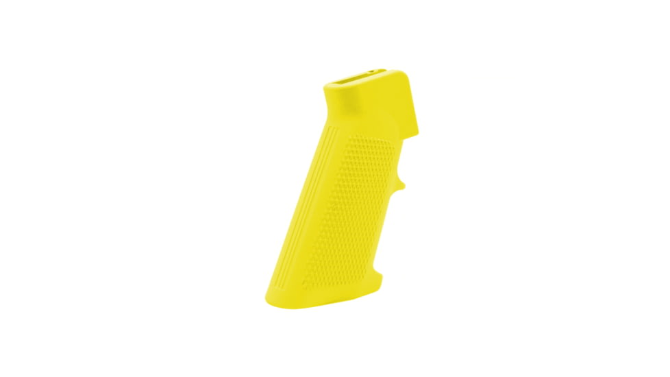 Tiger Rock AR-15/10 A2 Style Pistol Grip w/Screw &amp; Lock Washer, Cerakote, Lemon, Small, A2GRIPS-LEM