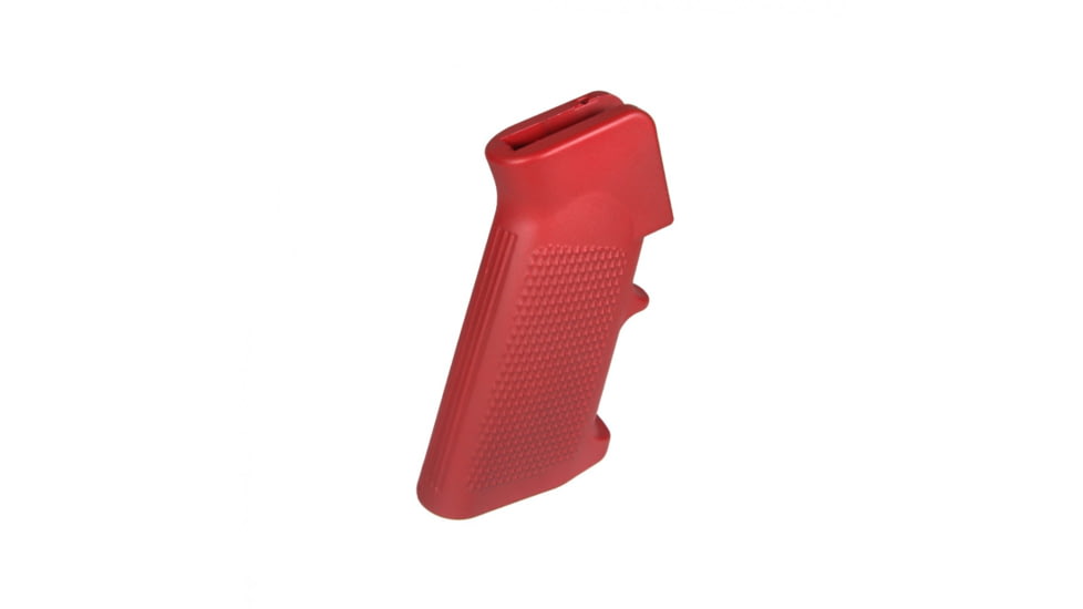 Tiger Rock AR-15/10 A2 Style Pistol Grip w/Screw &amp; Lock Washer, Cerakote, Red, Small, A2GRIPS-RED