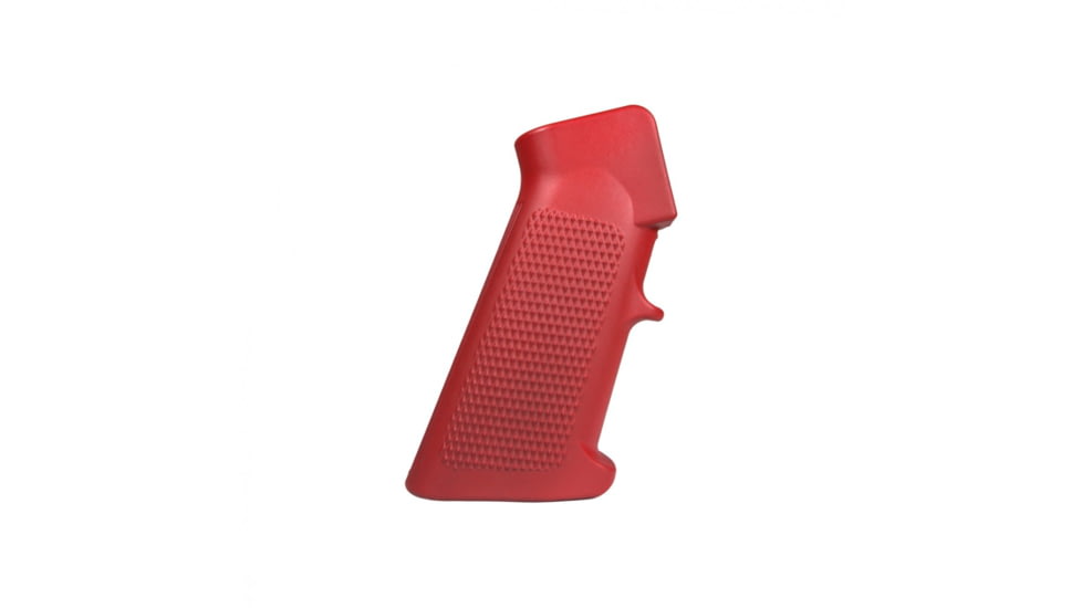 Tiger Rock AR-15/10 A2 Style Pistol Grip w/Screw &amp; Lock Washer, Cerakote, Red, Small, A2GRIPS-RED