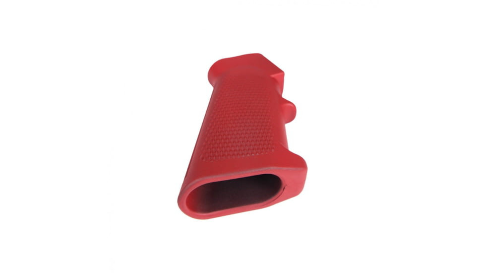 Tiger Rock AR-15/10 A2 Style Pistol Grip w/Screw &amp; Lock Washer, Cerakote, Red, Small, A2GRIPS-RED
