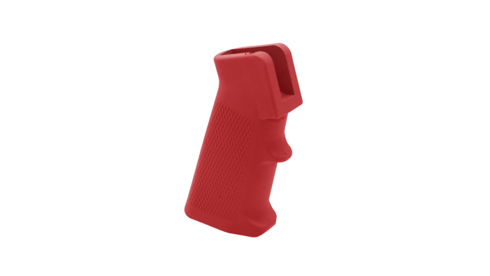 Tiger Rock AR-15/10 A2 Style Pistol Grip w/Screw &amp; Lock Washer, Cerakote, Red, Small, A2GRIPS-RED