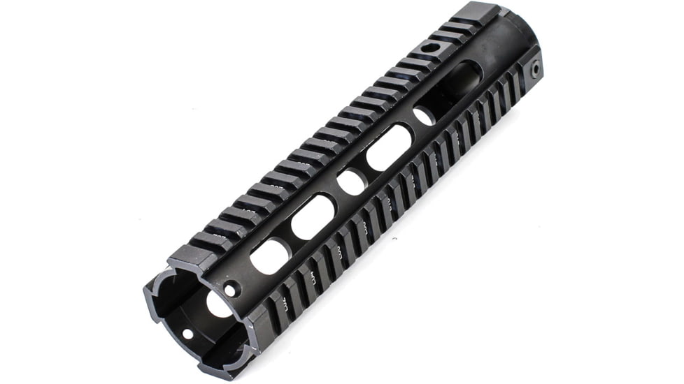 Tiger Rock AR-15 10&quot; Mid Length Free Float Handguard w/Barrel Nut, Black, FAR10