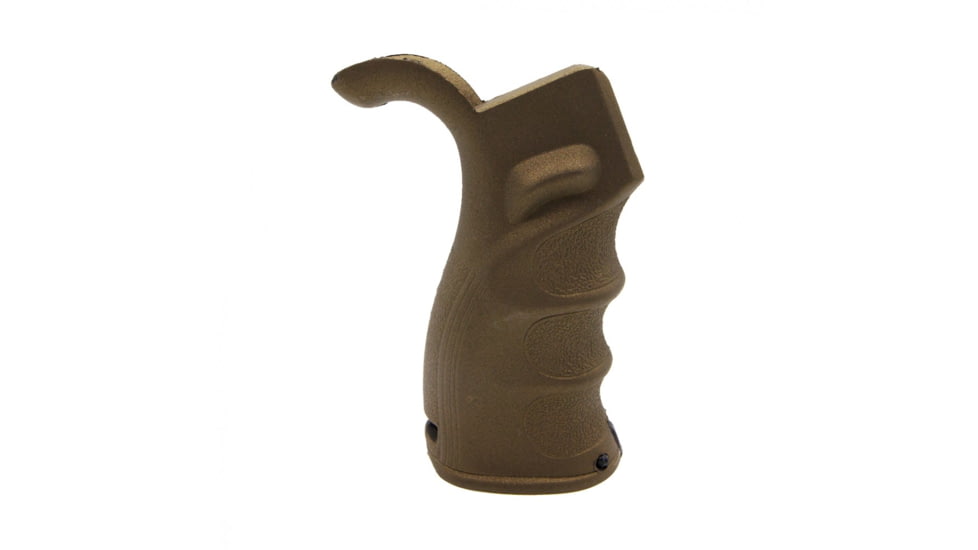 Tiger Rock AR-15/10 Pistol Grip Trap Door in Bottom, Cerakote, Burnt Bronze, Small, HG003-BBR