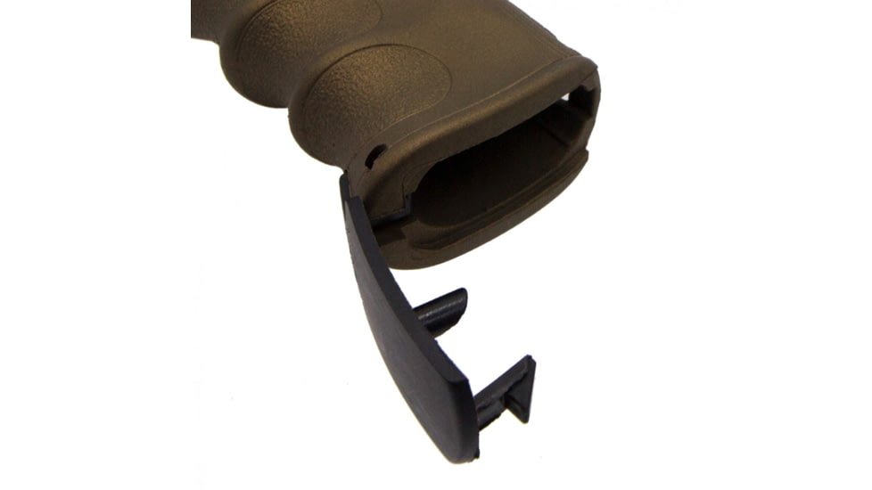 Tiger Rock AR-15/10 Pistol Grip Trap Door in Bottom, Cerakote, Burnt Bronze, Small, HG003-BBR
