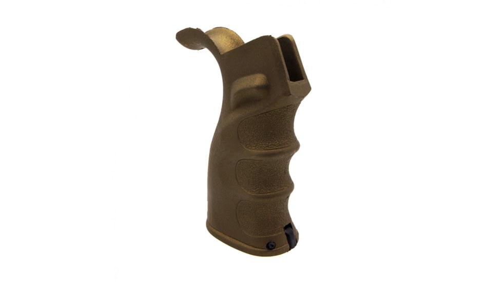 Tiger Rock AR-15/10 Pistol Grip Trap Door in Bottom, Cerakote, Burnt Bronze, Small, HG003-BBR