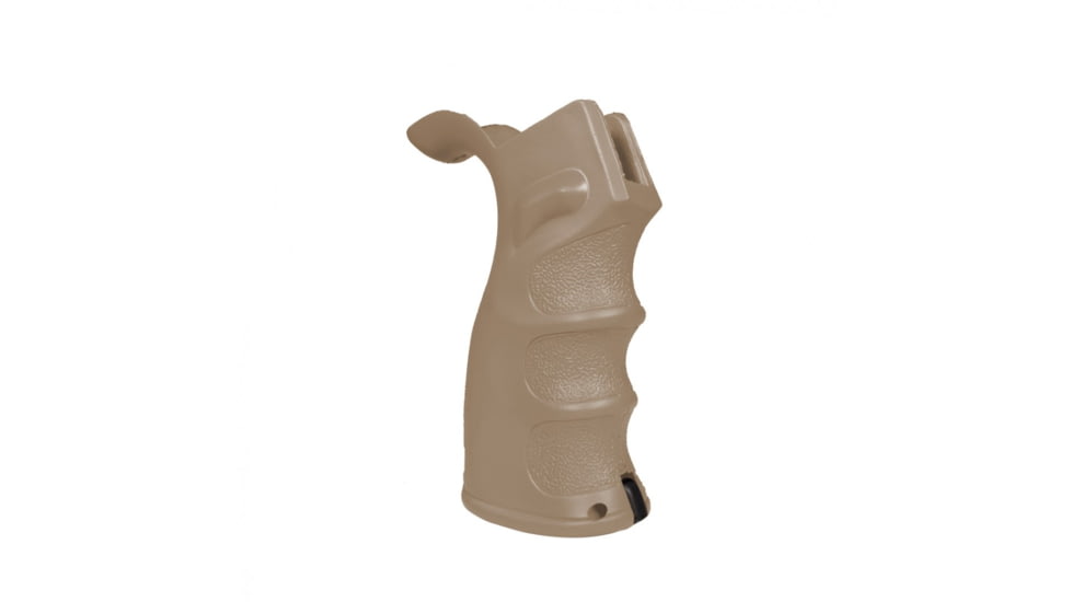 Tiger Rock AR-15/10 Pistol Grip Trap Door in Bottom, Cerakote, FDE, Small, HG003-FDE