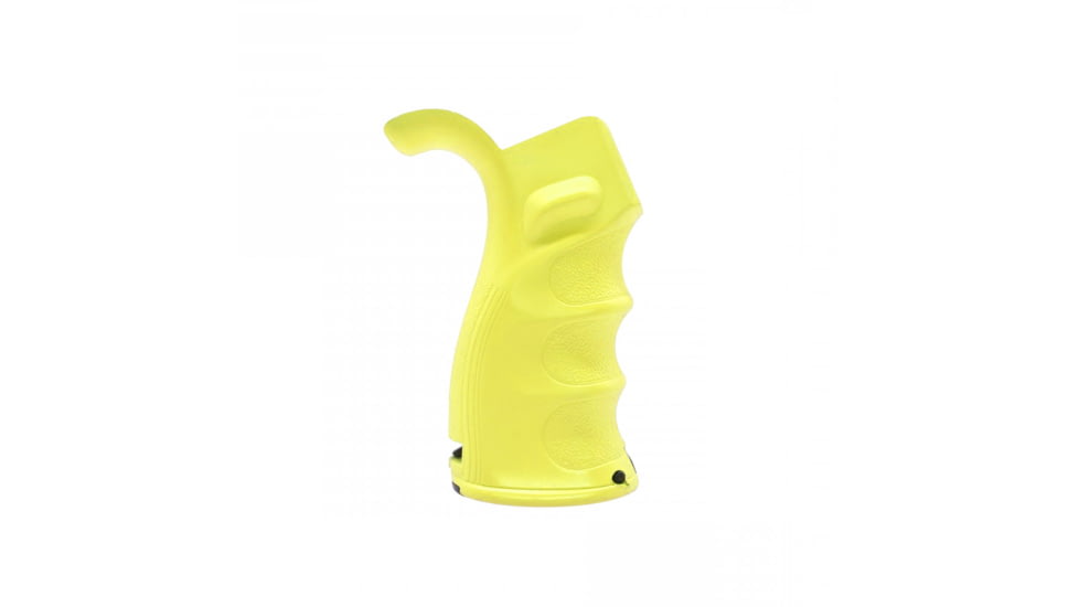 Tiger Rock AR-15/10 Pistol Grip Trap Door in Bottom, Cerakote, Lemon, Small, HG003-LEM