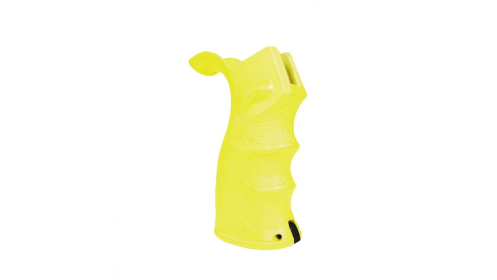 Tiger Rock AR-15/10 Pistol Grip Trap Door in Bottom, Cerakote, Lemon, Small, HG003-LEM