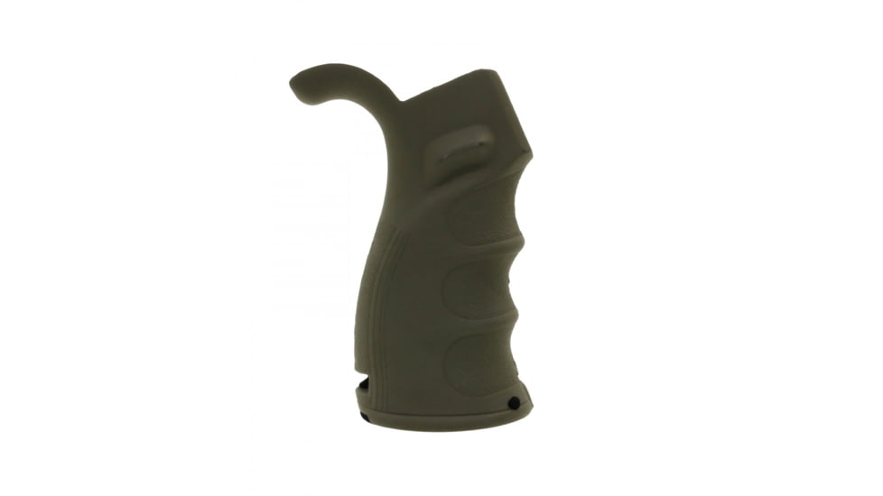 Tiger Rock AR-15/10 Pistol Grip Trap Door in Bottom, Cerakote, OD Green, Small, HG003-ODG