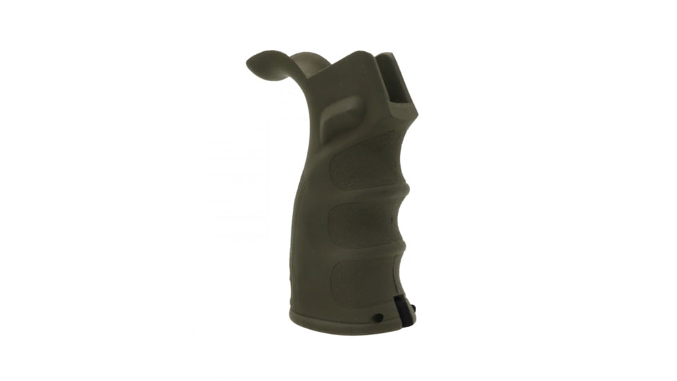 Tiger Rock AR-15/10 Pistol Grip Trap Door in Bottom, Cerakote, OD Green, Small, HG003-ODG