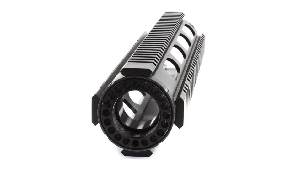 Tiger Rock AR-15 12&quot; Rifle Full Length Free Float Handguard w/Barrel Nut, Black, FAR12
