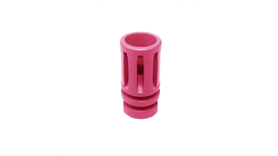 Tiger Rock AR-15/.223/5.56 Birdcage Muzzle Brake for 1/2x28 TPI, 5 Ports, Cerakote, Pink, Small, MBR05-PNK