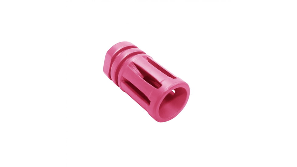 Tiger Rock AR-15/.223/5.56 Birdcage Muzzle Brake for 1/2x28 TPI, 5 Ports, Cerakote, Pink, Small, MBR05-PNK