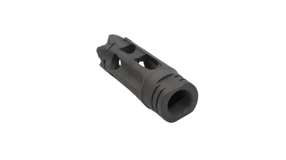 Tiger Rock AR-15/.223/5.56 Custom Ported Muzzle Brake, Cerakote, Black, Small, MZ-AR4