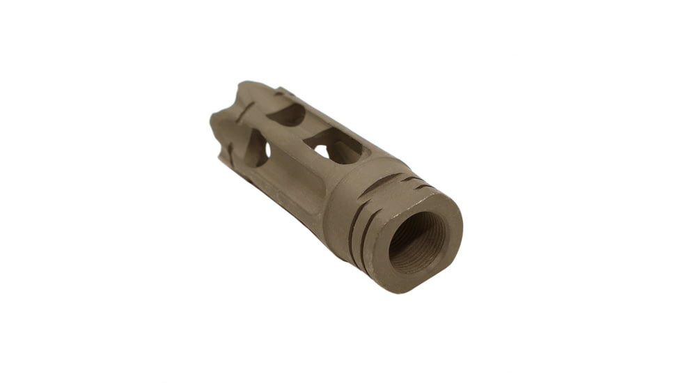 Tiger Rock AR-15/.223/5.56 Custom Ported Muzzle Brake, Cerakote, FDE, Small, MZ-AR4-FDE