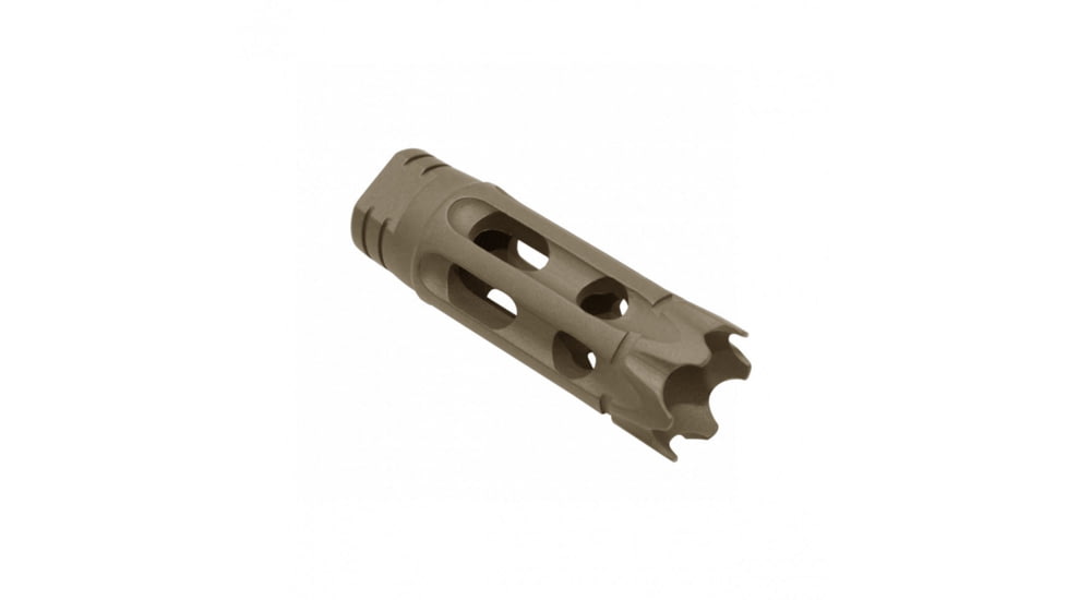 Tiger Rock AR-15/.223/5.56 Custom Ported Muzzle Brake, Cerakote, FDE, Small, MZ-AR4-FDE