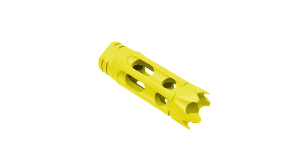 Tiger Rock AR-15/.223/5.56 Custom Ported Muzzle Brake, Cerakote, Lemon, Small, MZ-AR4-LEM