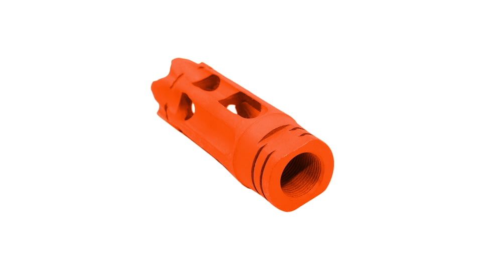 Tiger Rock AR-15/.223/5.56 Custom Ported Muzzle Brake, Cerakote, Organge, Small, MZ-AR4-ORG