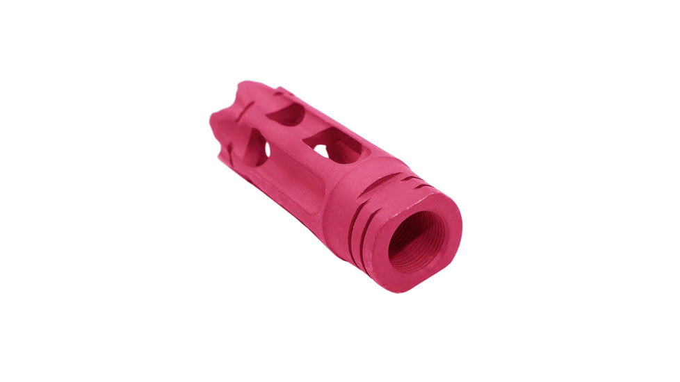 Tiger Rock AR-15/.223/5.56 Custom Ported Muzzle Brake, Cerakote, Pink, Small, MZ-AR4-PNK