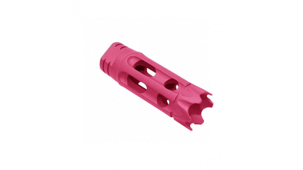 Tiger Rock AR-15/.223/5.56 Custom Ported Muzzle Brake, Cerakote, Pink, Small, MZ-AR4-PNK