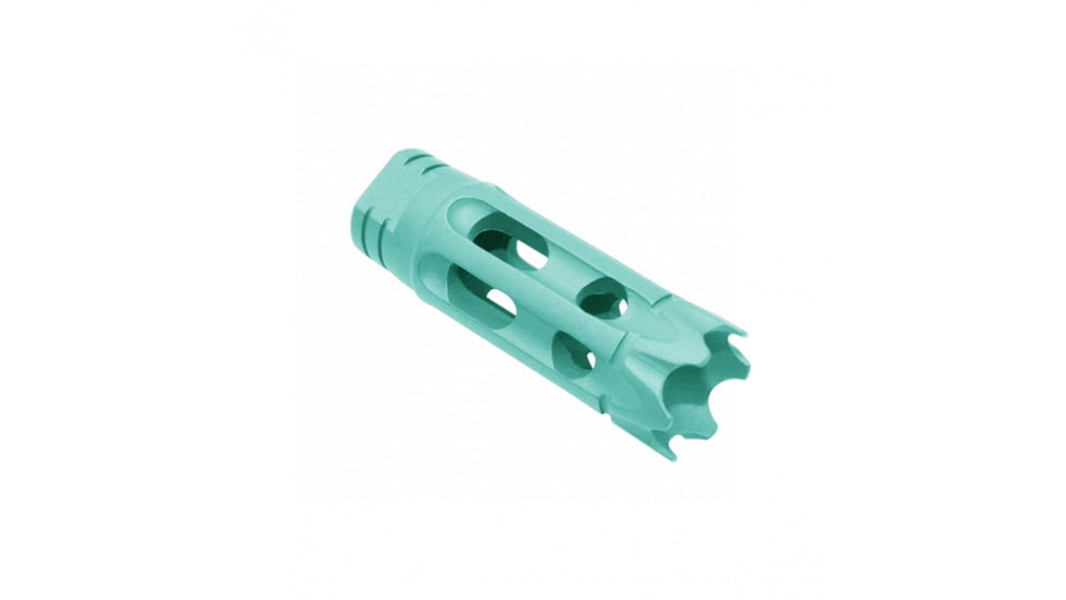 Tiger Rock AR-15/.223/5.56 Custom Ported Muzzle Brake, Cerakote, Robins Egg, Small, MZ-AR4-RGB