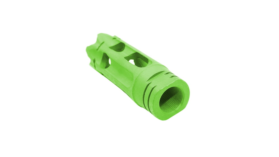 Tiger Rock AR-15/.223/5.56 Custom Ported Muzzle Brake, Cerakote, Zombie Green, Small, MZ-AR4-ZBG