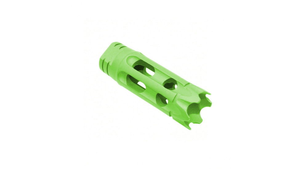Tiger Rock AR-15/.223/5.56 Custom Ported Muzzle Brake, Cerakote, Zombie Green, Small, MZ-AR4-ZBG