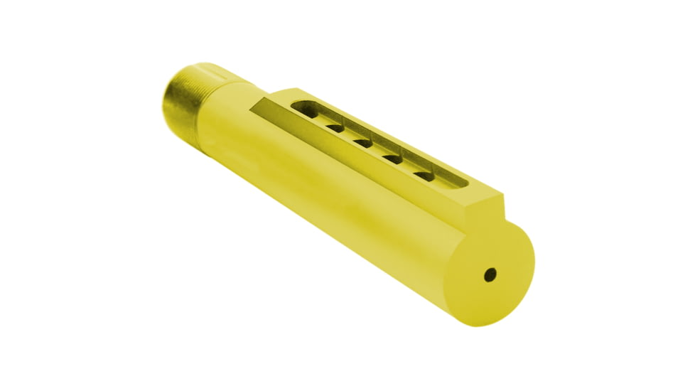 Tiger Rock AR-15 6-Position Mil-Spec Stock Buffer Tube, Cerakote, Lemon, Medium, T-M-LEM