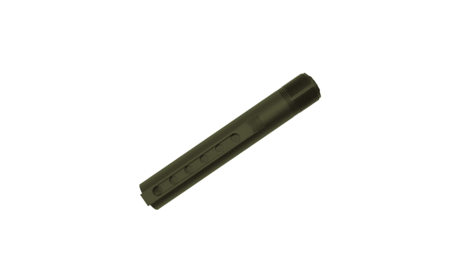 Tiger Rock AR-15 6-Position Mil-Spec Stock Buffer Tube, Cerakote, OD Green, Medium, T-M-ODG