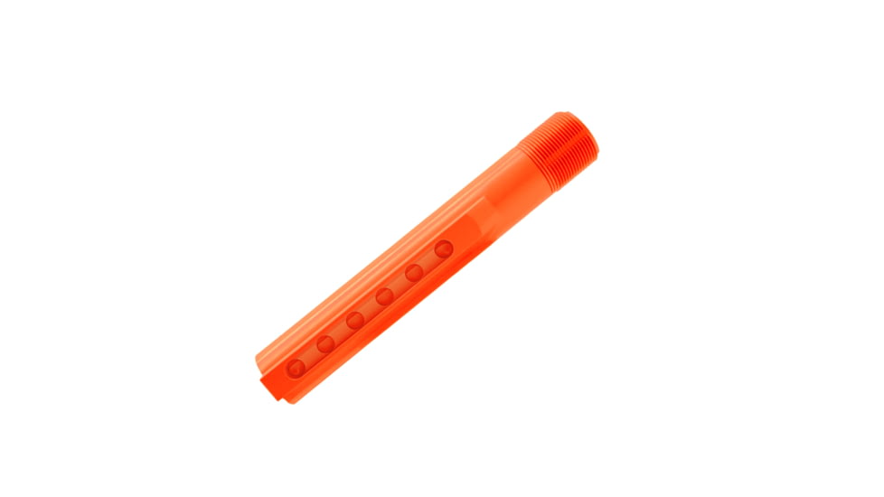 Tiger Rock AR-15 6-Position Mil-Spec Stock Buffer Tube, Cerakote, Organge, Medium, T-M-ORG